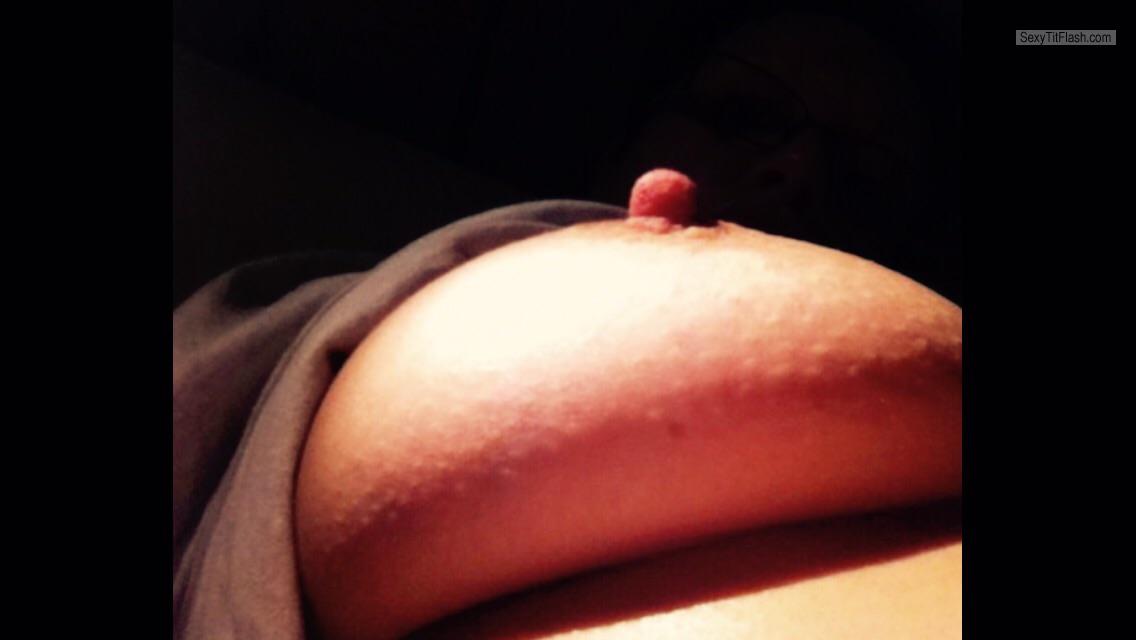 Tit Flash: My Big Tits (Selfie) - Shy Wife from United Kingdom